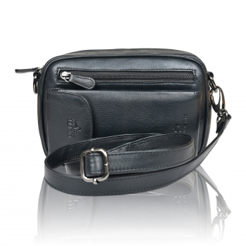 Leder Handgelenktasche für Unisex aus Rindleder 23- (147A) Herrentasche echtes Leder Tasche Bag Neu